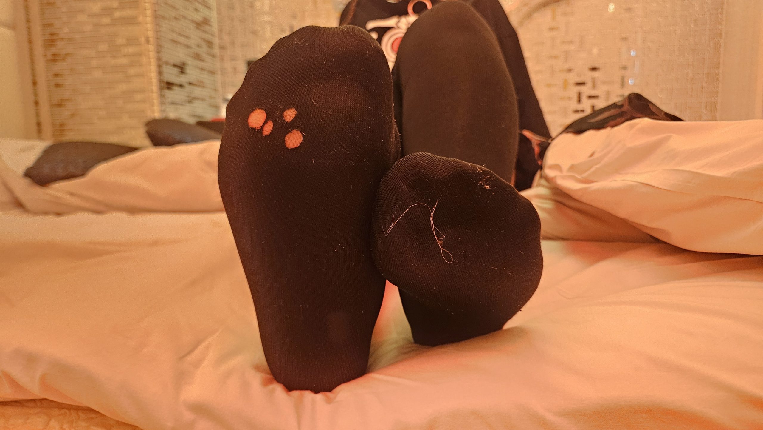 穿旧的闷热臭过膝袜🧦